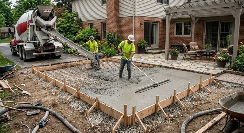 Concrete Installation in Lake Orion, MI
