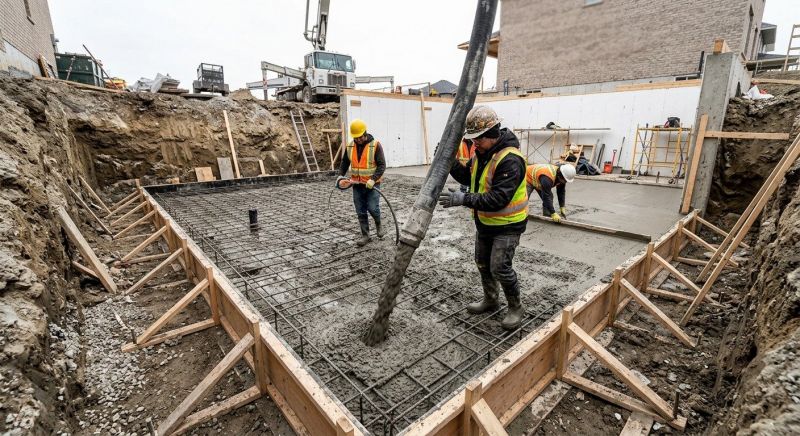Basement Concrete Installation in Davison, MI