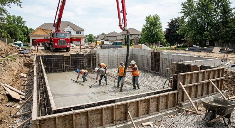 Basement Concrete Installation in Lake Orion, MI