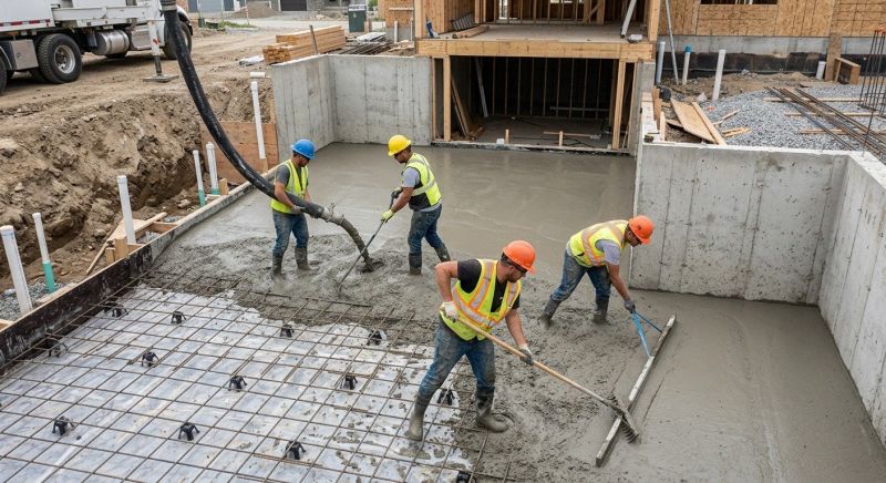 Basement Concrete Installation in West Bloomfield, MI