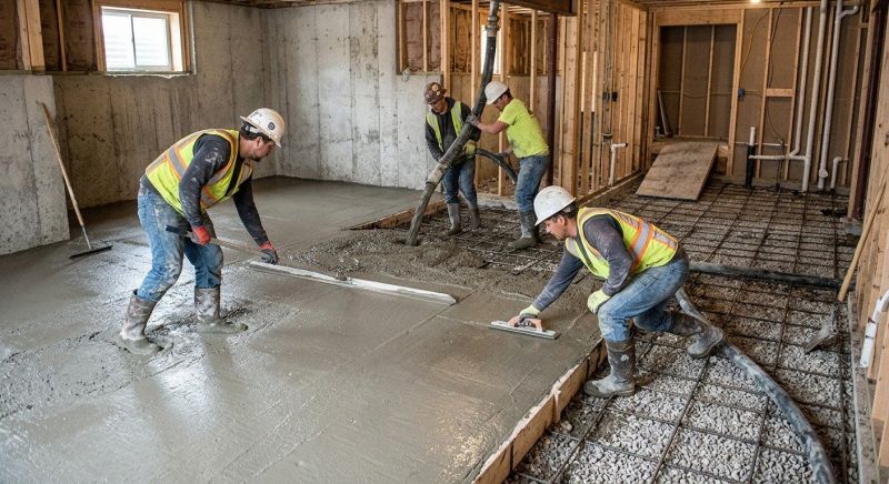 Basement Slab Installation in Lake Orion, MI