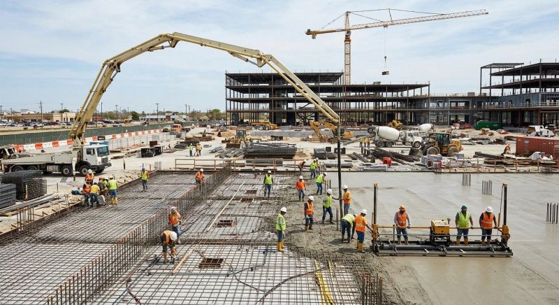 Commercial Slab Construction in Berkley, MI