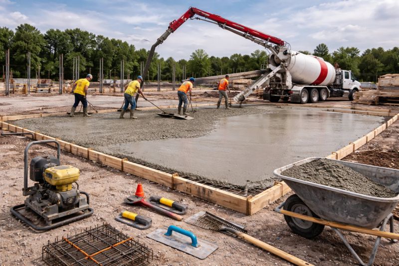 Commercial Slab Construction in Hazel Park, MI