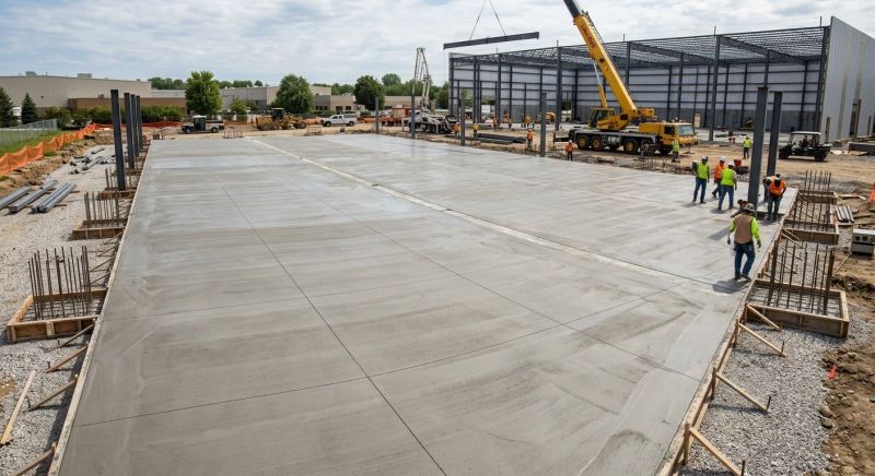 Commercial Slab Construction in Richmond, MI