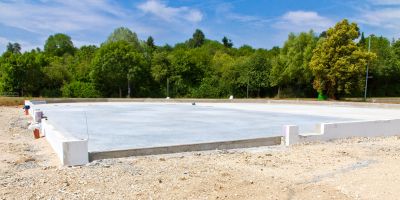 Commercial Slab Installation in Armada, MI