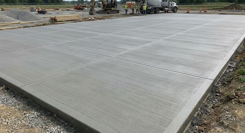 Commercial Slab Installation in Birmingham, MI