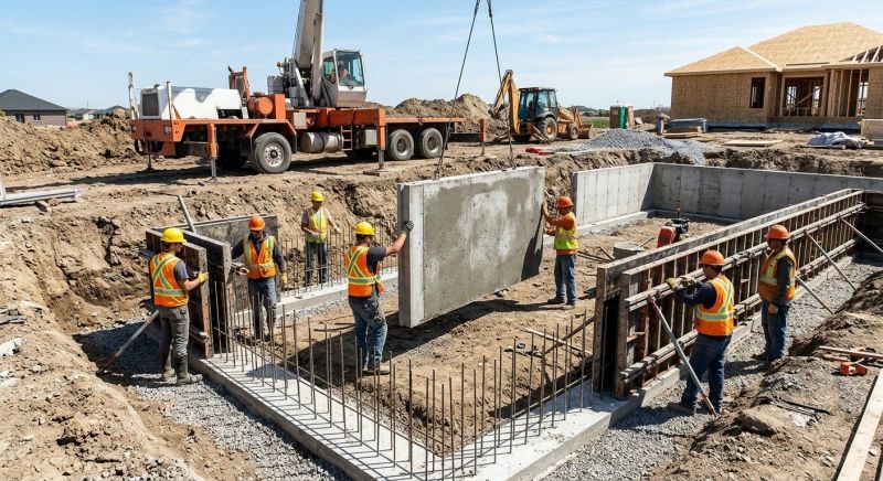 Foundation Wall Installation in Lake Orion, MI