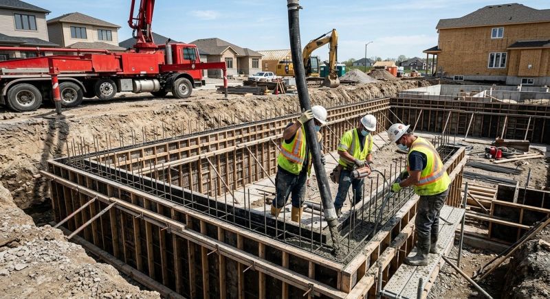 Foundation Wall Pouring in Ortonville, MI