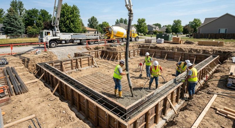 Home Foundation Installation in Almont, MI